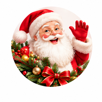 Santa Claus waving at Project You NY Christmas Holiday Fundraiser 2026 in Brooklyn